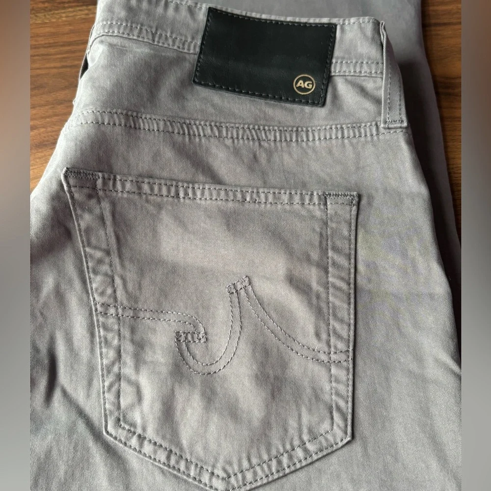 AG Adriano Goldschmied The Graduate Tailored Leg Pants - Grey - 32x32